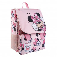 MINNIE SCHOOL PACK ZAINO ESTENSIBILE + ASTUCCIO SCUOLA 3 ZIP A LIBRO 43PZ.PENNARELLI GIOTTO PASTELLI DISNEY + ACCESSORI