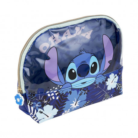 BEAUTY CASE DA VIAGGIO LILO STITCH DISNEY CLASSICS ORIGINAL NECESSER 26X20X7CM CON STAMPA TRASPARENTE CERDÀ