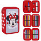 ASTUCCIO 3 ZIP A LIBRO MINNIE MOUSE DISNEY GIRL COMPLETO 44PEZZI INTERNO COLORI GIOTTO PASTELLI DISNEY+ACCESSORI ITALY