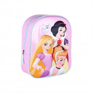 ZAINETTO ASILO PRINCIPESSE DISNEY 3D 30X26X10CM CON STAMPA A RILIEVO ZAINO SILO E TEMPO LIBERO PRINCESS OFFICIAL PRODUCT