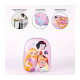 ZAINETTO ASILO PRINCIPESSE DISNEY 3D 30X26X10CM CON STAMPA A RILIEVO ZAINO SILO E TEMPO LIBERO PRINCESS OFFICIAL PRODUCT