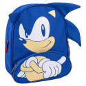 ZAINO ASILO E TEMPO LIBERO SONIC THE HEDGEHOG ZAINETTO 29,5X25X10CM 1ZIP +TASCA C/ZIP +1 PORTABORRACCE UTILE PER VIAGGI