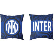 CUSCINO ARREDO FC INTERNAZIONALE ORIGINAL 40X40CM.IMBOTTITO 100%POLIESTER RIVESTIM.100%COTONE PRODOTTO UFFICIALE HERMET