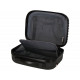 BEAUTY CASE DA VIAGGIO RIGIDO ABS ROLL ROAD INDIA NERO 29X21X15CM 1 ZIP CON TRACOLLA E FASCIA AGGANCIO AL TROLLEY