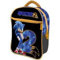 ZAINO ASILO E TEMPO LIBERO SONIC 2 THE HEDGEHOG ZAINETTO 30X24X10CM 1 ZIP +TASCA C/ZIP +2 PORTABORRACCE UTILE PER VIAGGI