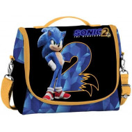 CESTINO TERMICO ASILO SONIC 2 THE HEDGEHOG UTILE PER VIAGGIARE 22X13X10CM 1ZIP C/TRACOLLA E FASCIA AGGANCIO PER TROLLEY