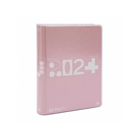 LIBRO DIARIO EVERYTIME BE YOU 2024 PINK LADY CON ADESIVI COPERTINA ROSA+COPRICOP.18X13,5CM GIOCHI PREZIOSI MADE IN ITALY