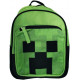 MINI ZAINO MINECRAFT CREEPER ORIGINAL ZAINETTO ASILO E TEMPO LIBERO 30X23X10+3CM NERO VERDE PIXEL PANINI SCUOLA ITALY