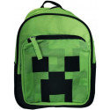 MINI ZAINO MINECRAFT CREEPER ORIGINAL ZAINETTO ASILO E TEMPO LIBERO 30X23X10+3CM NERO VERDE PIXEL PANINI SCUOLA ITALY