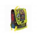 ZAINO SCUOLA ESTENSIBILE TURTLES 2023 MUTANT MAYHEN 31X43X18CM CON PASSANTI PER CARELLO ORIGINAL NICKELODEON GIOCHI PREZ