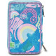 ASTUCCIO SCUOLA 3ZIP A LIBRO SJ GANG UNIWING GIRL 44PZ.2 PENNE CANCELLABILI+COLORI+ACCESSORI SCUOLA SEVEN JUNIOR ITALY