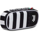 BUSTINA ROUND SCUOLA ASTUCCIO OVALE 1 ZIP FC JUVENTUS FOOTBALL GLORIOUS WIN 23X10X6CM PRODOTTO UFFICIALE DA SEVEN ITALY