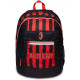 ZAINO SCUOLA ADVANCED DOPPIO SCOMPARTO AC MILAN GLORY & HONOUR FOOTBALL 43X32X21CM OFFICIAL PRODUCT SEVEN ITALY