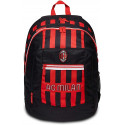 ZAINO SCUOLA ADVANCED DOPPIO SCOMPARTO AC MILAN GLORY & HONOUR FOOTBALL 43X32X21CM OFFICIAL PRODUCT SEVEN ITALY