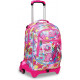 ZAINO SCUOLA TROLLEY JACK 3WD+ SJ GANG UNISELFIE GIRL SPINNER DIMENSIONI 51X39X27CM CAPACITA 34LT SEVEN SPA ITALY