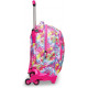 ZAINO SCUOLA TROLLEY JACK 3WD+ SJ GANG UNISELFIE GIRL SPINNER DIMENSIONI 51X39X27CM CAPACITA 34LT SEVEN SPA ITALY