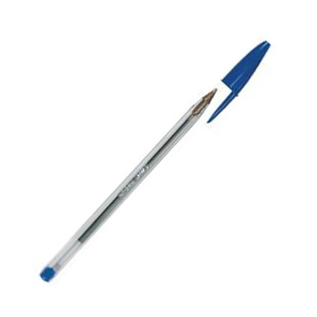 DISPLAY 100 PENNE BIC CRISTAL BLU MEDIUM PUNTA 1,0 MM.