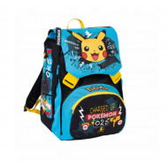 ZAINO SCUOLA SDOPPIABILE BIG POKEMON NINTENDO 29X40X13+9 18 LITRI MULTICOLOR OFFICIAL PRODUCT SJ SEVEN SPA ITALY