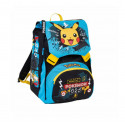 ZAINO SCUOLA SDOPPIABILE BIG POKEMON NINTENDO 29X40X13+9 18 LITRI MULTICOLOR OFFICIAL PRODUCT SJ SEVEN SPA ITALY