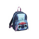 ZAINO SMALL LILO & STITCH DISNEY CON ORECCHIE ZAINETTO ASILO E TEMPO LIBERO MULTICOLOR 24X31X14CM SEVEN SCUOLA ITALY