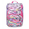 ZAINO SCUOLA PRIMINO CUCCIOLI BIG SJ GANG GIRL UNICORN GLITTER 27X36X19CM 21LITRI SEVEN JUNIOR ITALY