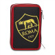 ASTUCCIO SCUOLA 3 ZIP A LIBRO AS ROMA 1927 45PZ PASTELLLI 4.0+PENNARELLI+ 2 PENNE CANCELLABILI+ACCESSORI SEVEN ITALY