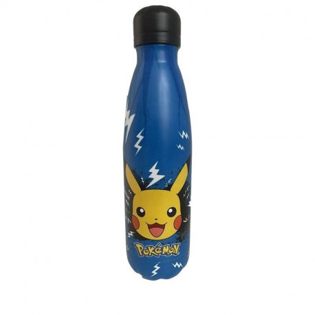 BORRACCIA TERMICA POKEMON 500ML ACCIAIO INOX304 STAINLESS STELL FREDDO24H.CALDO12T.STAGNA BPA FREE NO ALCOL.SEVEN