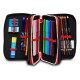 ASTUCCIO SCUOLA 3 ZIP A LIBRO AC MILAN GLORY & HONOUR 45PZ PASTELLLI PENNARELLI PENNE CANCELLABILI+ACCESSORI SEVEN ITALY