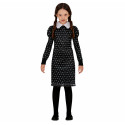 TUESDAY COSTUME CARNEVALE MERCOLEDI NERO 14/16 ANNI PER TRAVESTIMENTI A TEMA FILM FAMIGLIA ADDAMS HALLOWEEN NO ACCESSORI