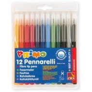 BLISTER 12 COLORI PENNARELLI BRILLANTI SUPERLAVABILI MOROCOLOR MADE IN ITALY