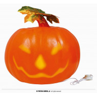 ZUCCA EXTRA 25X20CM CON SUONI E LUCI IN MOVIMENTO ARTICOLI DECORATIVI PER ADDOBBI SALE FESTE E VETRINE HALLOWEEN HORROR