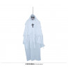 ZOMBIE CON VESTITO BIANCO DA SUORA MONACA APPENDIBILE 65CM ADDOBBI PER SALE FESTE E VETRINE HORROR HALLOWEEN/CARNEVALE