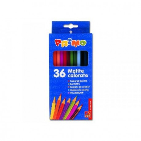 SCATOLA 36 MATITE COLORATE MINA DA 3MM.MOROCOLOR ITALIA PASTELLI LEGNO