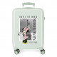 TROLLEY ABS 4 RUOTE MINNIE NY MINT DISNEY ORIGINAL 37X55X20CM VALIGIA BAGAGLIO A MANO CON DOPPIA CHIUSURA A COMBINAZIONI