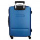 SET 2 TROLLEY ABS DA VIAGGIO 4RUOTE ROLL ROAD FLEX AZUL 1 VALIGIA DA CABINA37X55X20 1STIVA 46X65X25 2CHIUSURE A COMBINAZ