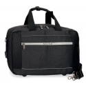 BORSA DA VIAGGIO MOVOM TRIMMED NERA 40X25X20CM BORSONE CON PORTA USB E TRACOLLA UTILE PER PALESTRA PISCINA TOP QUALITY