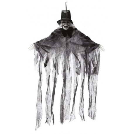 SCHELETRO PENDENTE 70CM HORROR ARTICOLI DECORATIVI SCHERZOSI PER FESTE DI HALLOWEEN E PARTY A TEMA MOSTRI SKELETON