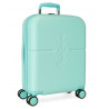 TROLLEY DA VIAGGIO ABS 4 RUOTE PEPE JEANS LONDON HIGHLIGHT TURCHESE 40X55X20CM VALIGIA DA CABINA CHIUSURA A COMBINAZIONI