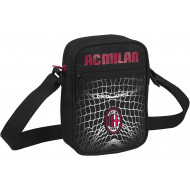 TRACOLLINA AC MILAN 1899 NERA 22X15X6CM FREE TIME SHOULDER BAG GOAL SCORER OFFICIAL PRODUCT ACM SEVEN SPA ITALY