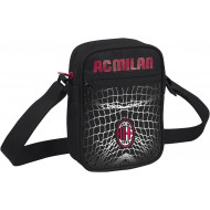 TRACOLLINA AC MILAN 1899 NERA 22X15X6CM FREE TIME SHOULDER BAG GOAL SCORER OFFICIAL PRODUCT ACM SEVEN SPA ITALY