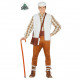 COSTUME DA PASTORE BIANCO PRESEPE NATALE TG.L52/54 CAPPELLO GILET S/MUSCOLI BORSA NO PANTALONI NO CAMICIA NO ACCESSORI