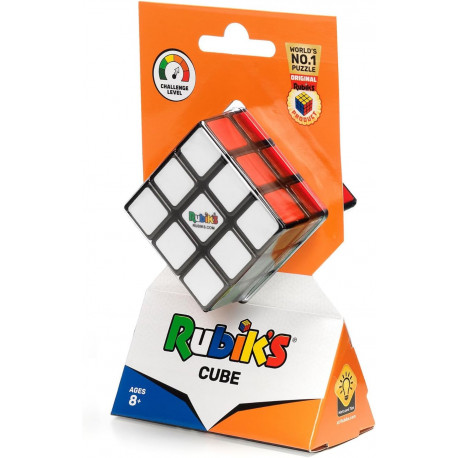 CUBO RUBIKS 3X3 ORIGINAL PRODUCT SPIN MASTER 5,7X5,7CM CUBO RUBIK COMBINAZIONE DI ARTE SCIENZE E MATEMATICA 8+ANNI