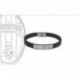 BRACCIALE IN ACCIAIO CON LOGO E CAUCCIU FC JUVENTUS ORIGINAL