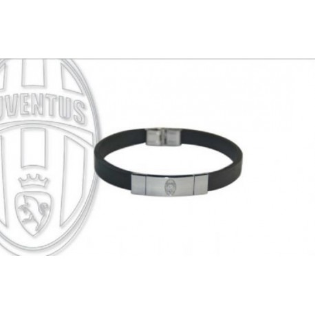 BRACCIALE IN ACCIAIO CON LOGO E CAUCCIU FC JUVENTUS ORIGINAL