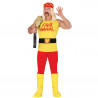 COSTUME CARNEVALE WRESTLING HULK HOGAN TG M VESTITO COMPLETO BANDANA CAMICIA CINTURA PANTALONI C/STIVALI NO ACCESSORI