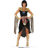 COSTUME CARNEVALE REGINA EGIZIANA CLEOPATRA TG XL VESTITO REGINA COMPLETO COLLETTO ABITO POLSIERE CINTURA NO ACCESSORI