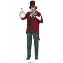 COSTUME CARNEVALE PAESE DELLE MERAVIGLIE TG.L CAPPELLO GIACCA PANTALONE PAPILLON FINTO CAPPELLAIO MATTO NO ACCESSORI