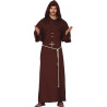 COSTUME DA FRATE VESTITO TG M COMPLETO TUNICA CON CAPUCCIO MANTELLO E CINTURA PER TRAVESTIMENTI DI CARNEVALE NO ACCESSOR