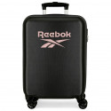 TROLLEY DA VIAGGIO ABS 4 DOPPIE RUOTE REEBOK LUCIA NERO 55X38X20CM VALIGIA BAGAGLIO A MANO DA CABINA OFFICIAL PRODUCT