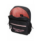 ZAINO 2 CERNIERE REEBOK BEVERLY NERO30X40X12CM 2 TASCHE LATERALI PORTABOTTIGLIA PER SCUOLA VIAGGI E TEMPO LIBERO